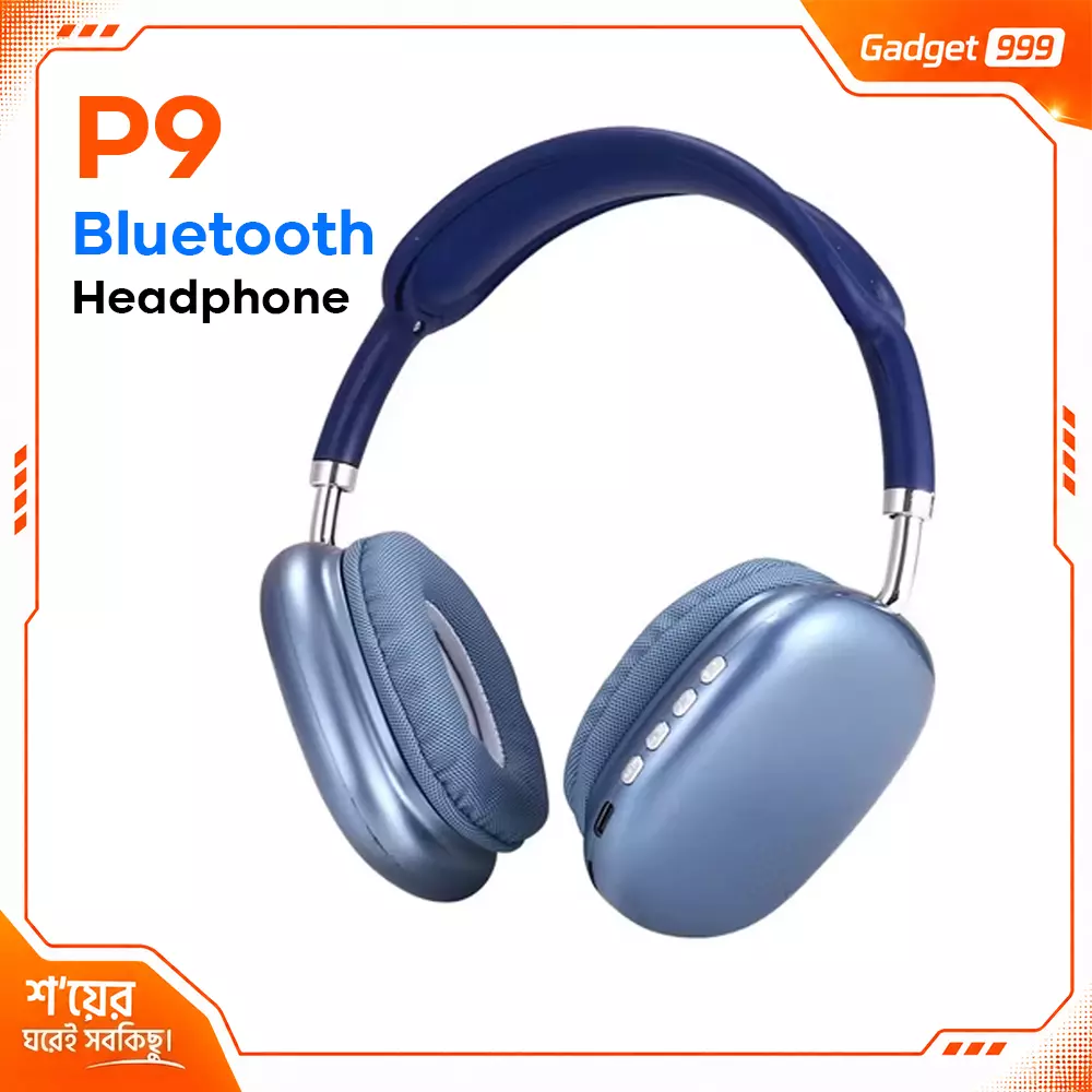 P9 Bluetooth Headphone with Microphone & TF Card Support