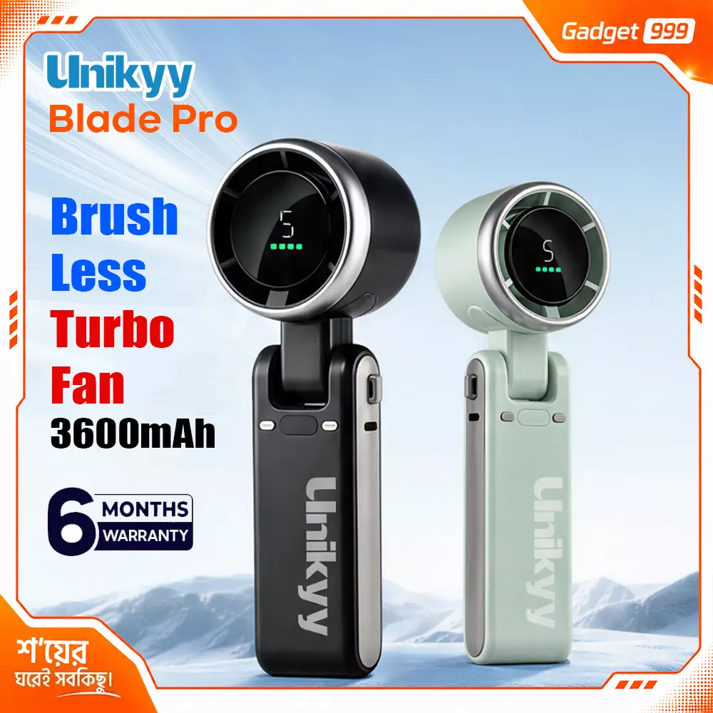 Unikyy Blade Pro Brushless Turbo Fan 3600mAh Digital Display